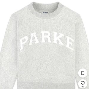 Parke Nostalgia Varsity Mockneck 
Classic Grey + White / XXL